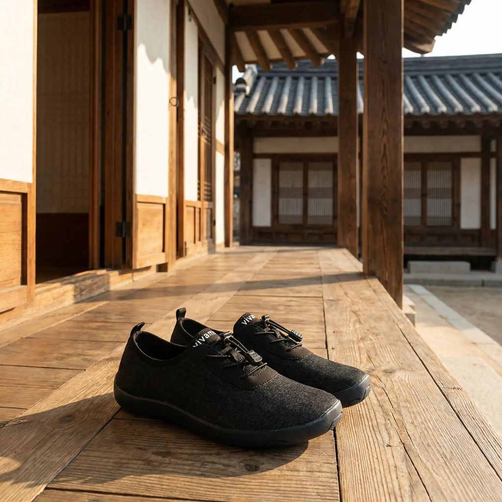 비바미 신발 한옥 마루