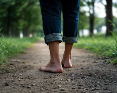 맨발의 불편함 - 자연에서 맨발